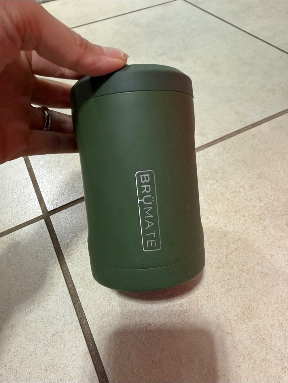 BrüMate Olive Green Insulated Can Cooler